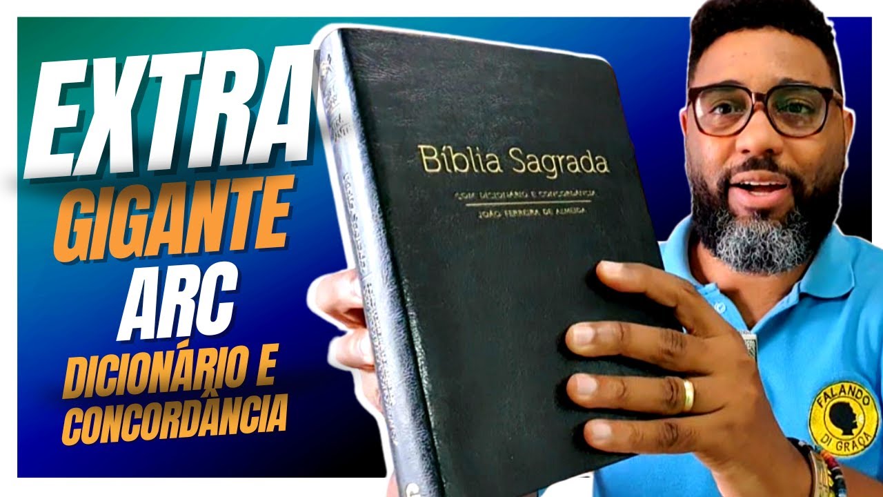 👑BÍBLIA LETRA EXTRA GIGANTE - ALMEIDA REVISTA E CORRIGIDA - Bíblia Letra Grande | Flávio Sacramento
