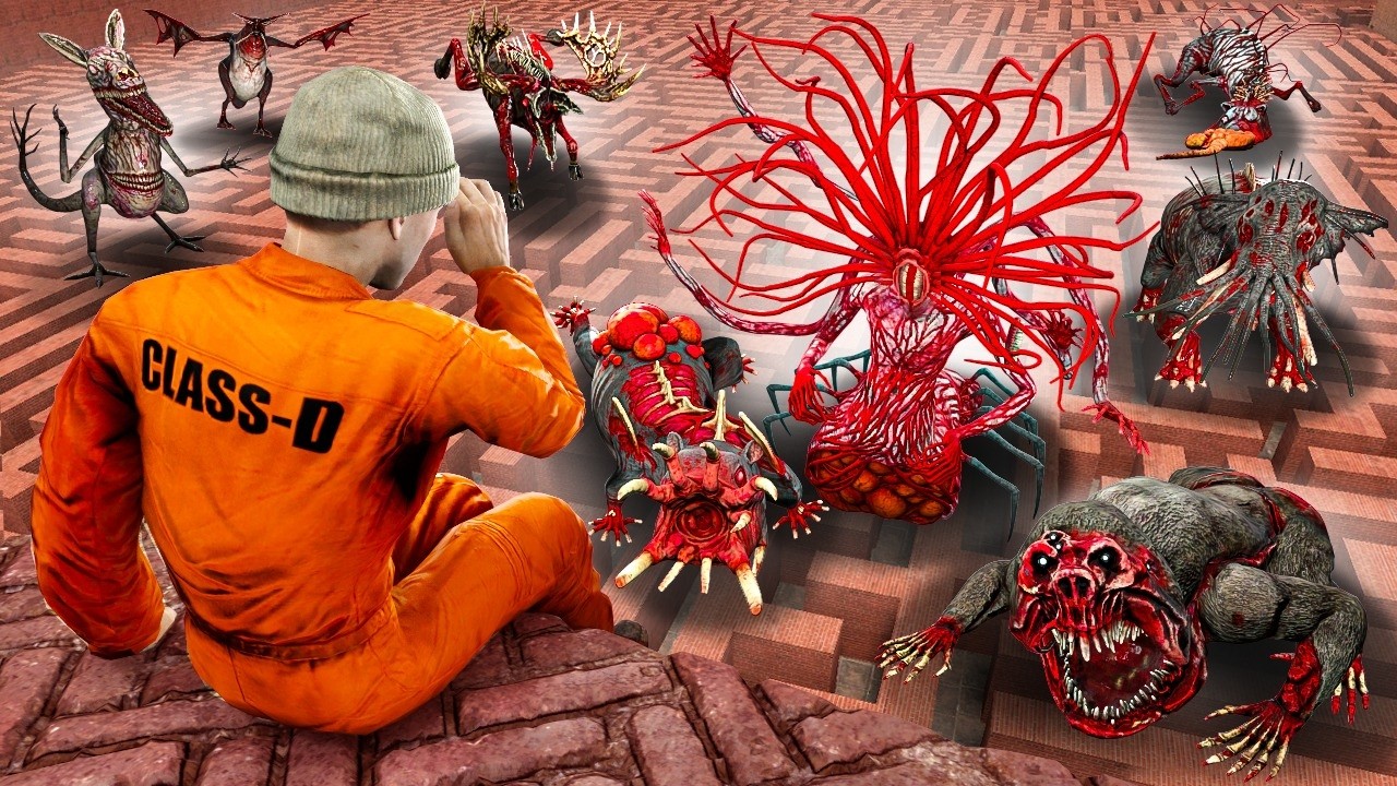 Puede ANIMALES MUTANTES del ZOO de ZOOCHOSIS encontrarme en un LABERINTO?! (Garry's Mod Sandbox)