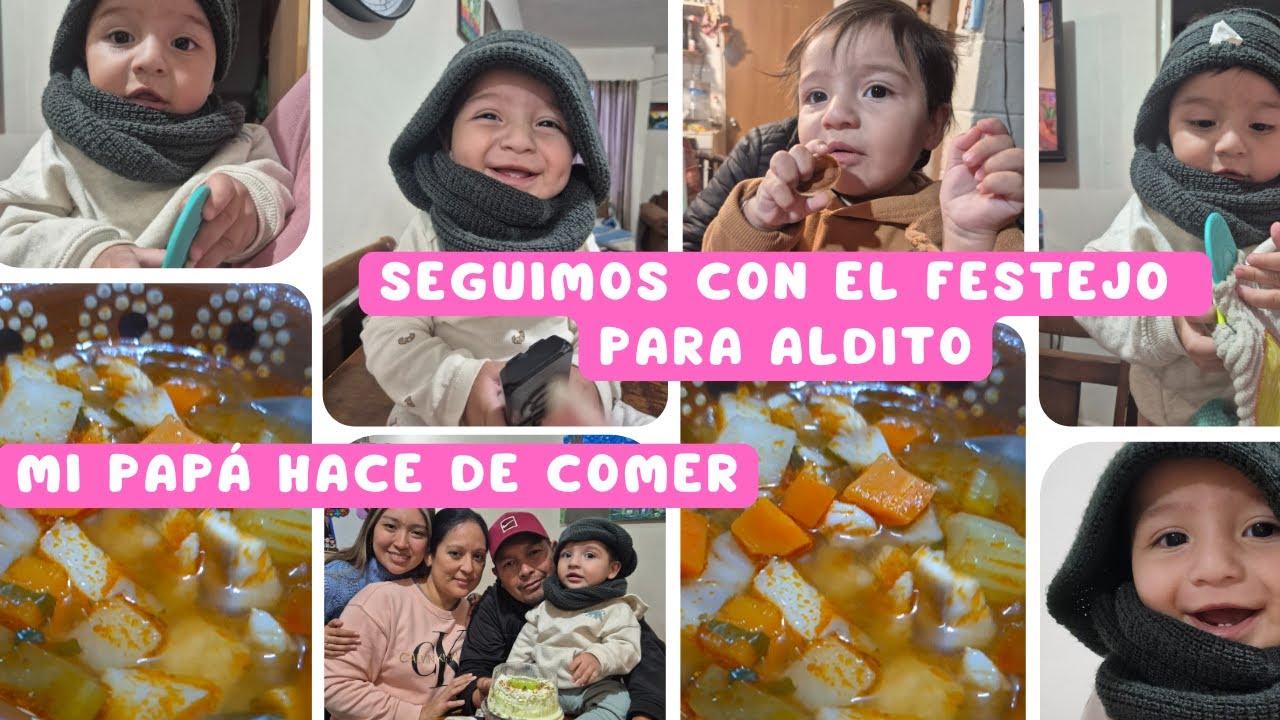 Vlog #31 Comida en familia para Aldo/ Un dia con mi papá/ Rico caldo de pescado!!!