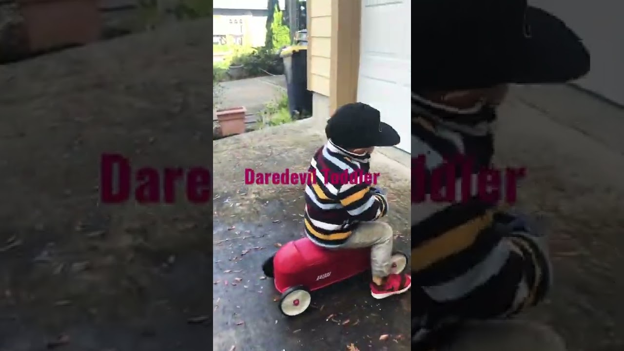Daredevil #funny #daredevil #cute #baby #youtubeshorts #toddler #outdoors