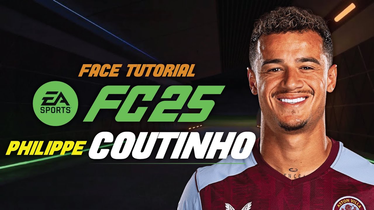 EA FC 25 | Как создать Филиппе Коутиньо в режиме карьеры? Обучающее видео