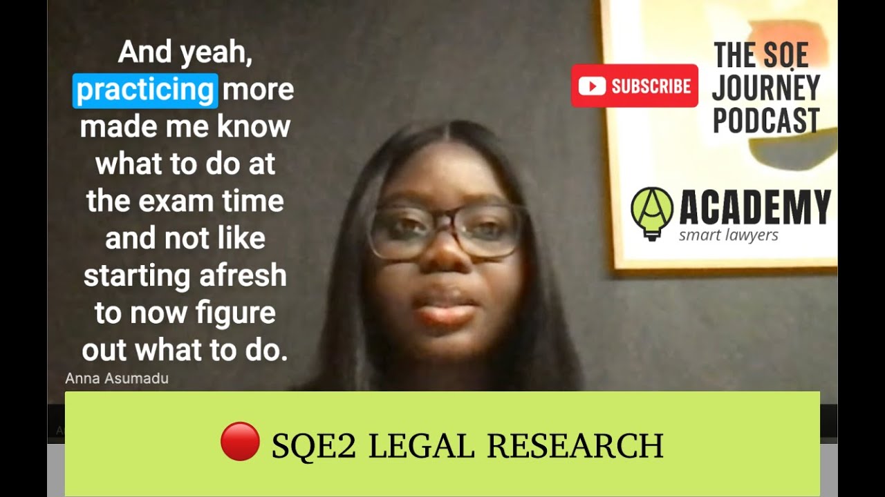 📚 SQE2 Legal Research: From Downfall to Highest Mark