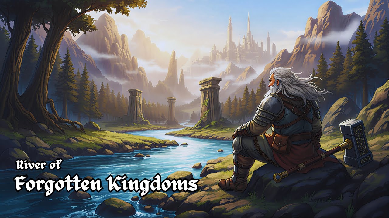 River of Forgotten Kingdoms | Relaxing Fantasy Travel Ambience for Focus