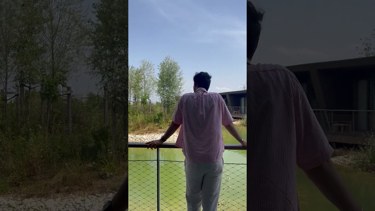 Bienvenue &agrave; l&rsquo;h&ocirc;tel Ecolodgee 🌿#futuroscopexperiences #hotel  #aquascope #parcattraction