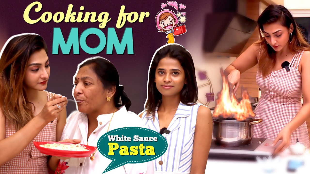 Cooking White Sauce Pasta | First Time Cooking | Akshara Reddy