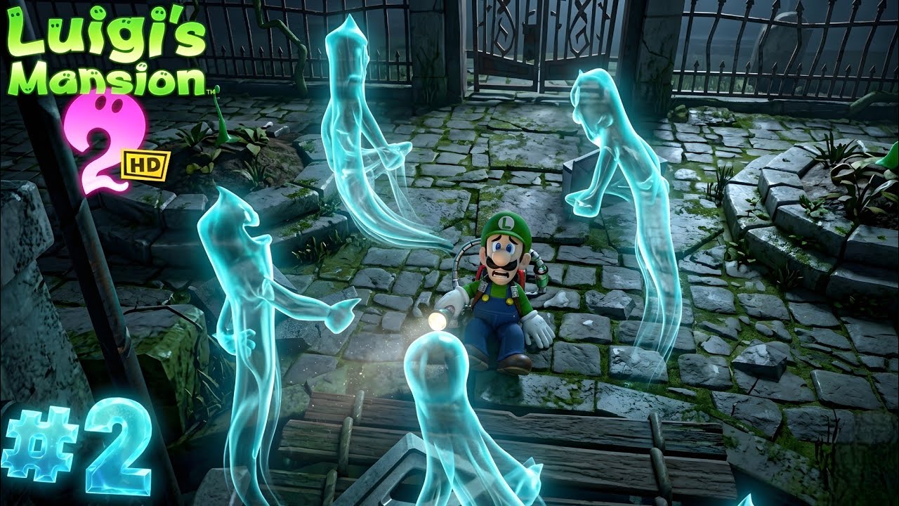 Luigi’s Mansion 2 👻 – Haunted Towers Walkthrough #2 | The Pinwheel Gate 🌪️🔧