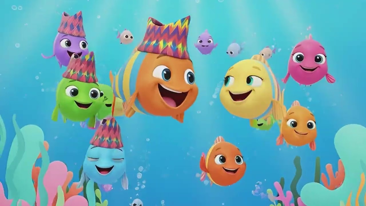 नेपाली बालबालिकाका लागि नर्सरी राइम। Nepali baby fish |Nepali Bal Geet 3D Kids Animation