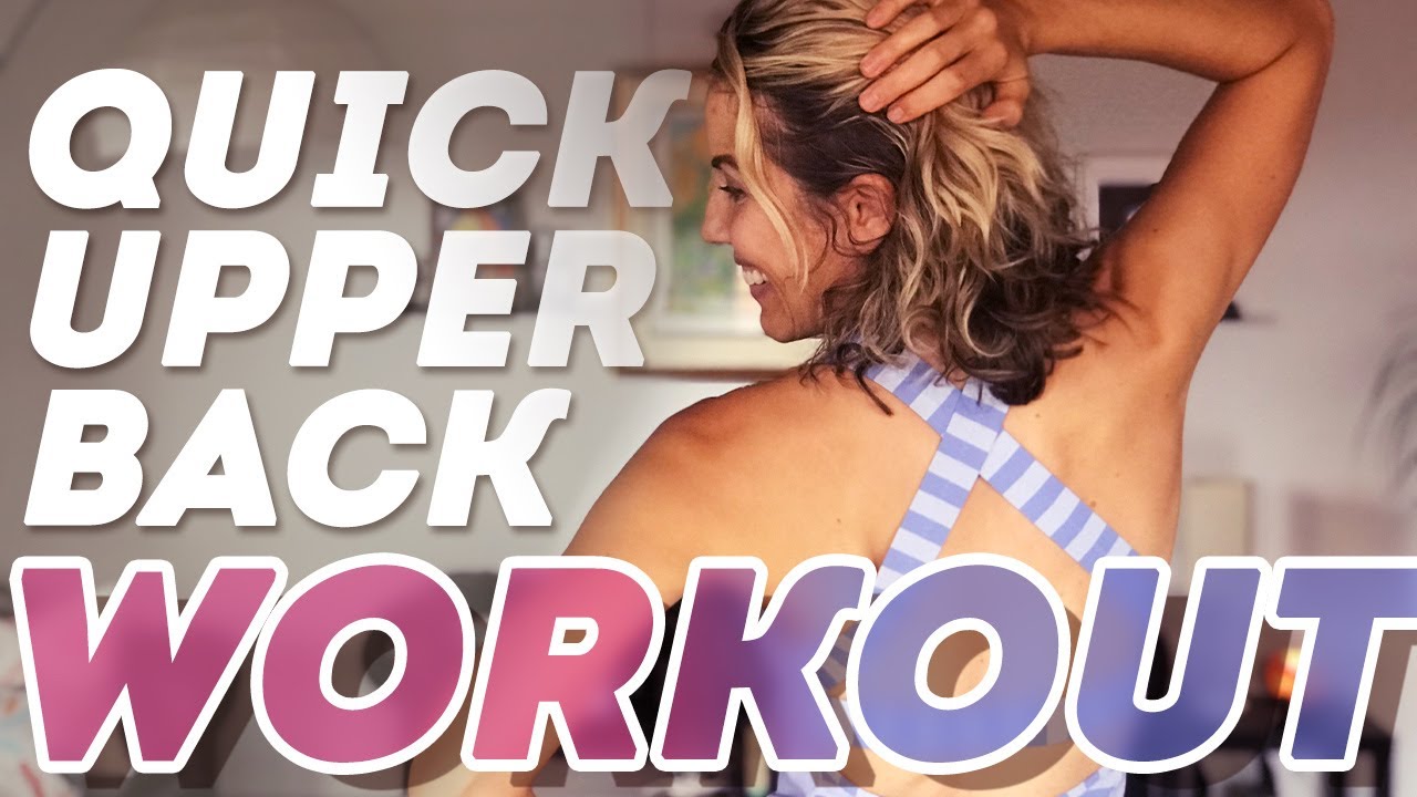 Upper Back Workout for Better Posture and Pelvic Health (No Equipment)