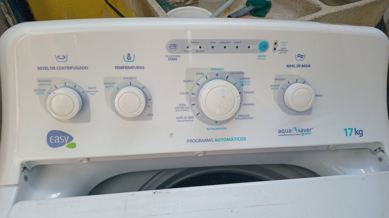 Spanish 🤔 Como Reparar Una Lavadora Easy Que Enciende Pero No Inicia. No Comienza.