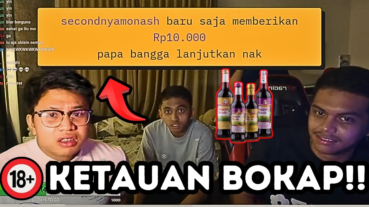 Mabok Stream Ketauan Bokap... (FULL VIDEO)