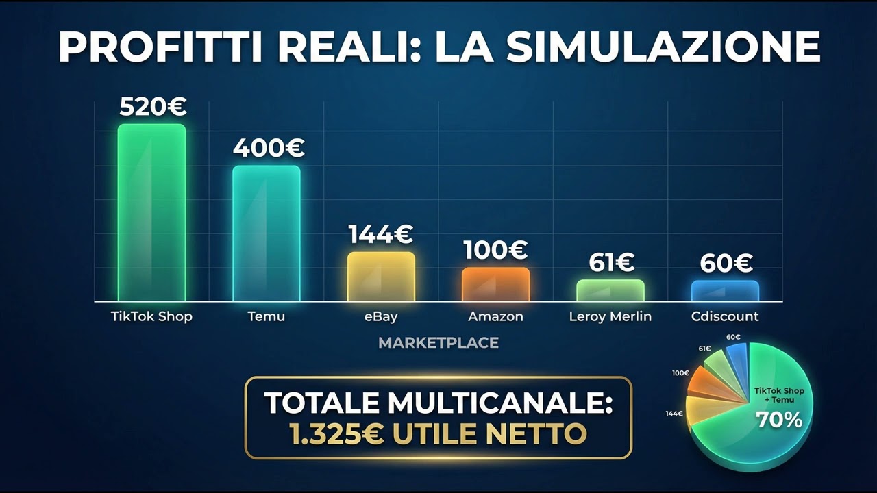 Strategie di Vendita Multicanale 2025: Massimizza i Profitti su Amazon, eBay, TikTok Shop e Temu