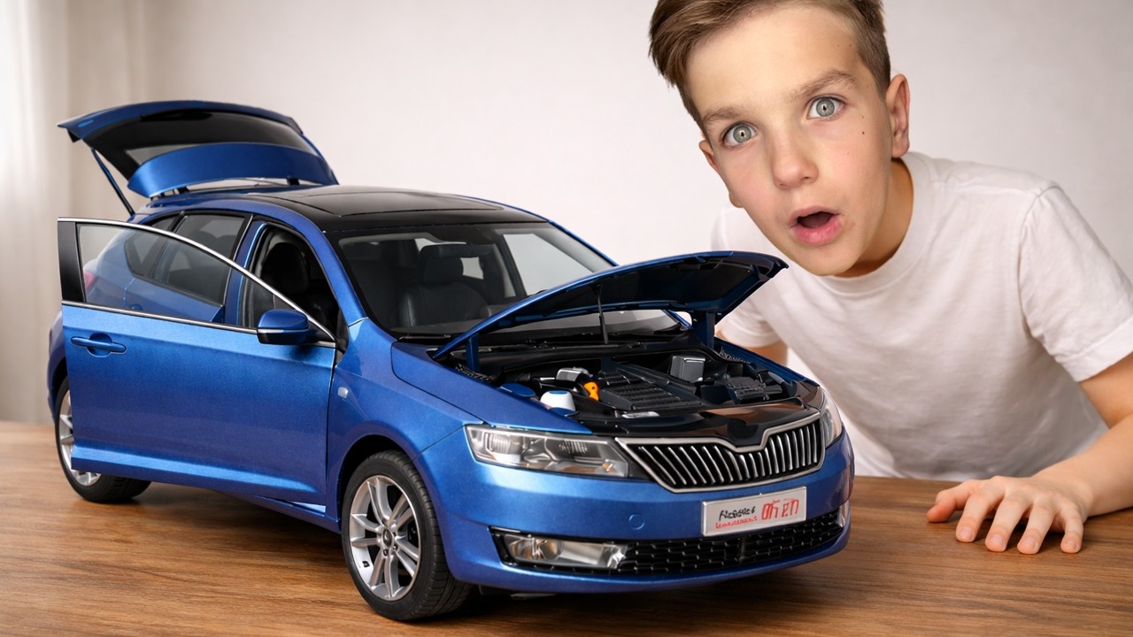 Skoda Rapid 1:18 diecast review | trunk & door tests