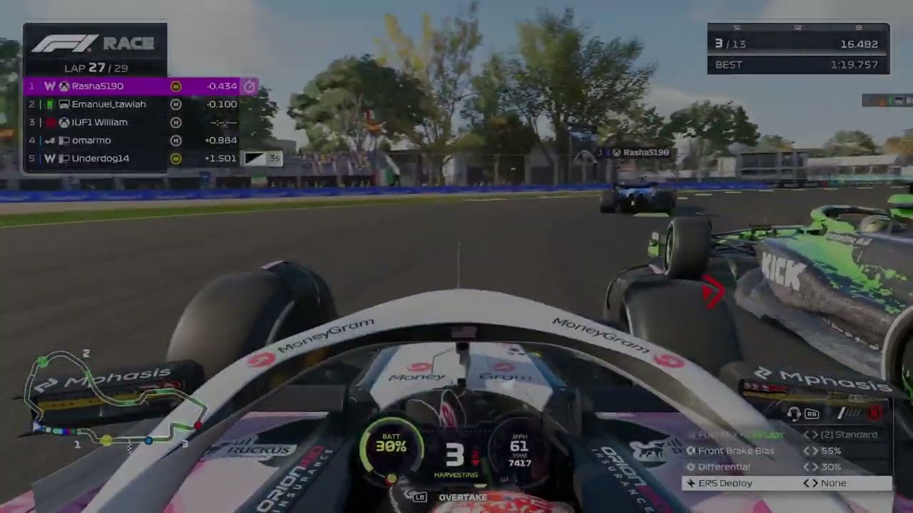 F1 25 IUF1 Realistic 5 laps shootout for the win and for The Championship