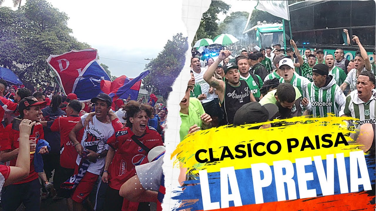 Así es LA PREVIA ⚽ de UN CLASICO PAISA 🇨🇴 Rexixtenxia Norte DIM vs 🔴🔵 Los Del Sur AN ⚪🟢
