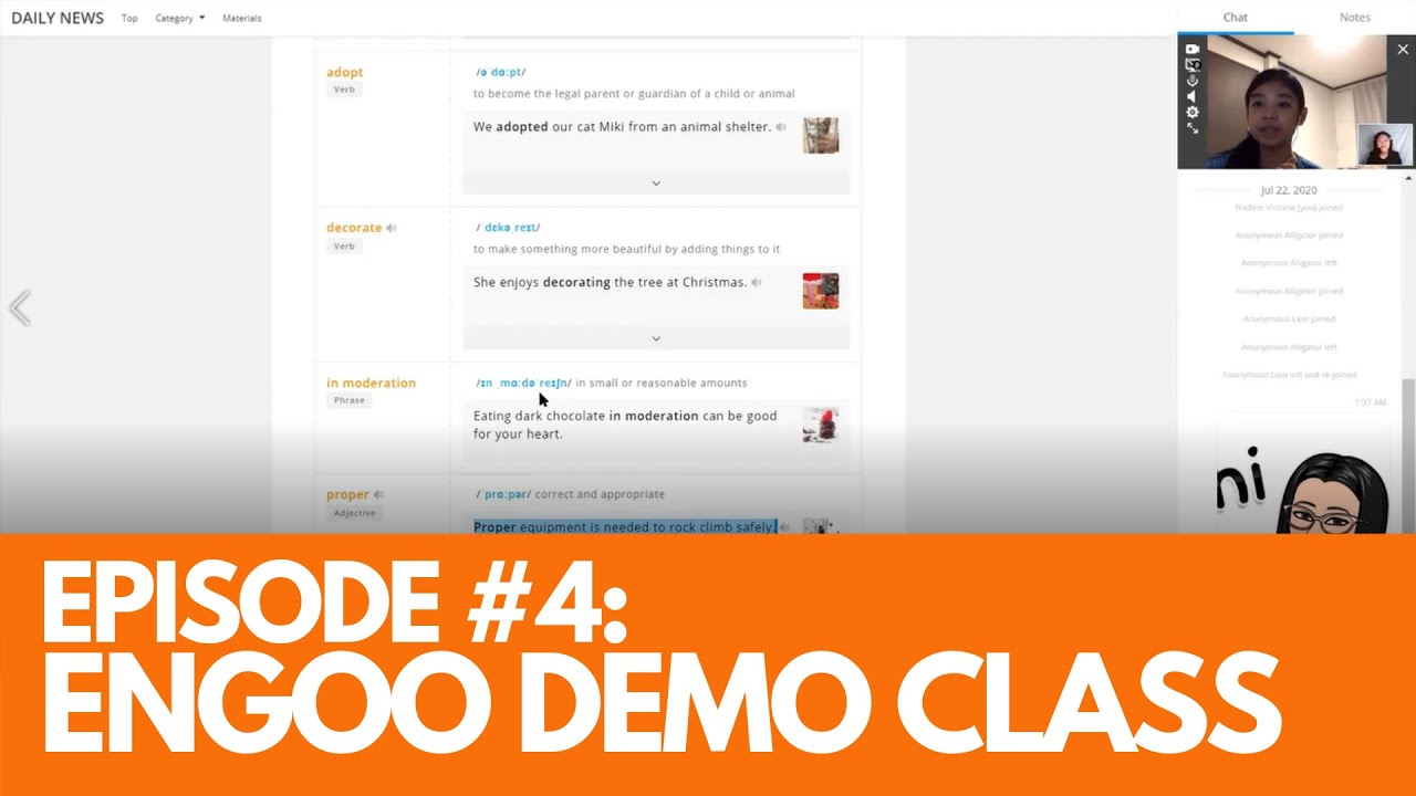 WFH EPISODE #4: ONLINE ENGLISH CLASS (ESL DEMO CLASS)