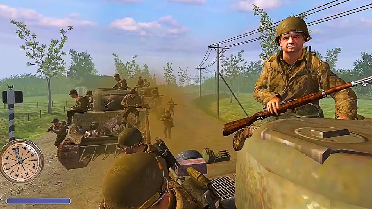 Call of Duty 2 :  Operation Market Garden  [ Custom Mission 4K ]