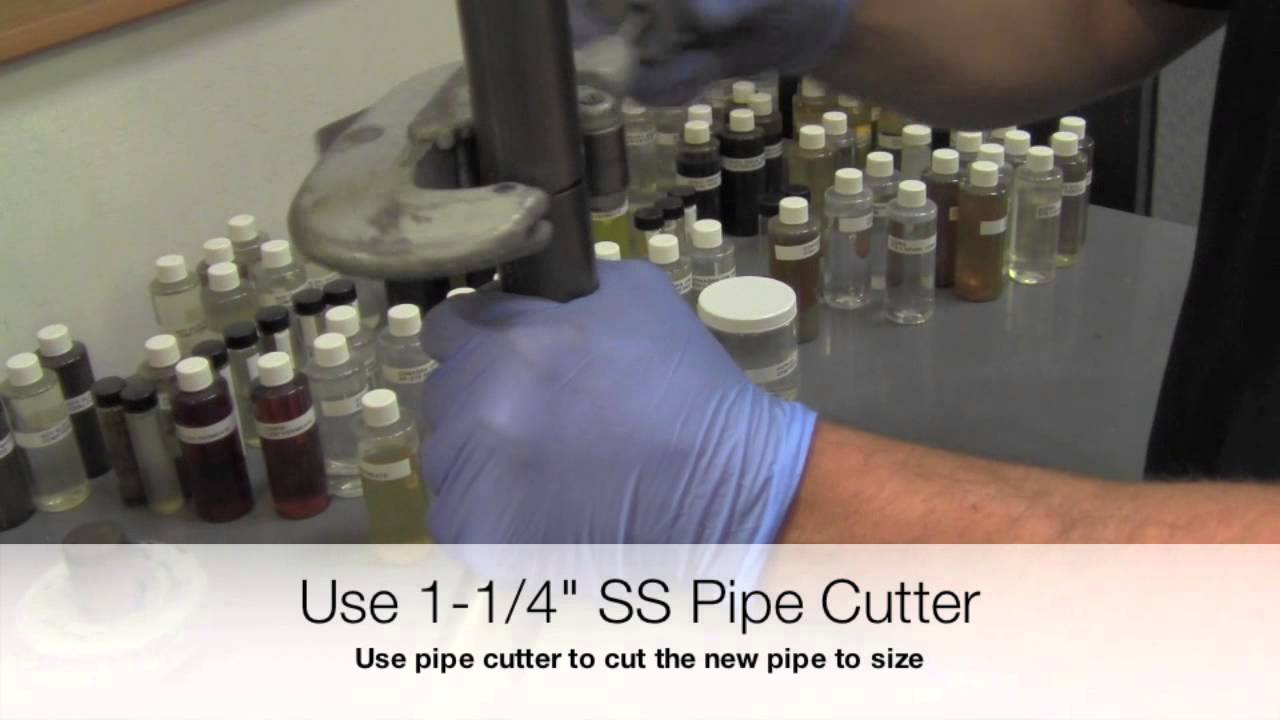 Concentrate Pipe Replacement Procedure