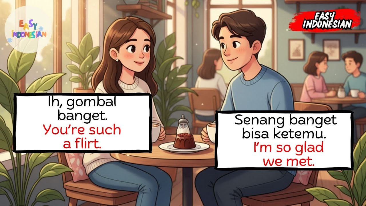 Speak Indonesian Like a Local | Learn Indonesian with a Fun First Date Dialogue!