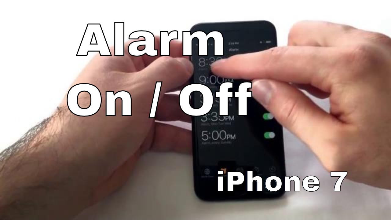 How to turn Alarm On / Off - iPhone 7/7+
