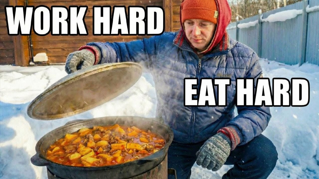 Winter Routine: Heavy Snow & Hot Food [No Talk ASMR]