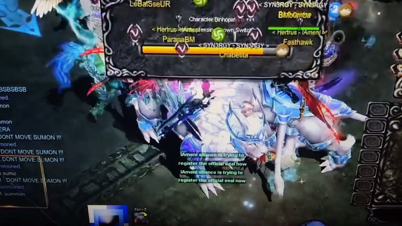 Castle Siege Mu Online GMO ALLY AMEN -FEDAIKYN WARNING HERTRUS DOMINION