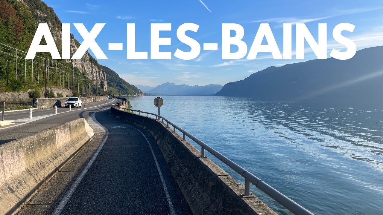 POV-Cycle with me with music | Lac du Bourget at Aix-les-Bains, France