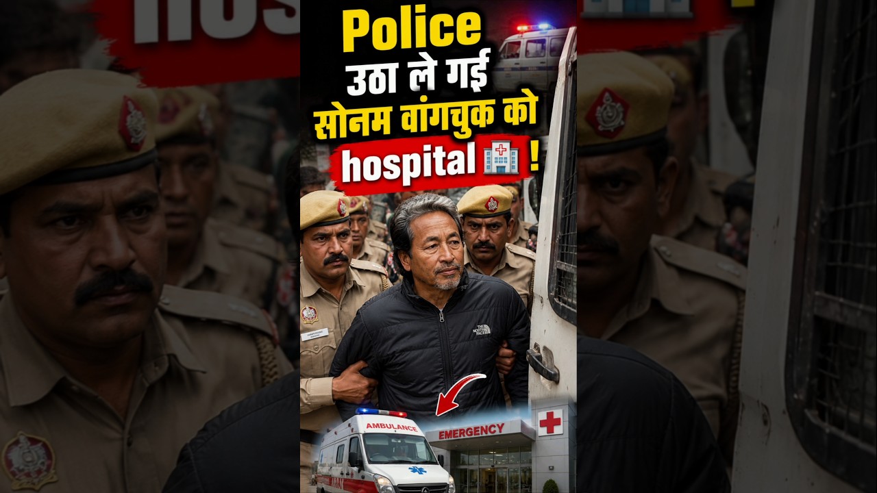 Sonam Wangchuk Shifted to Hospital by Delhi Police | Breaking News