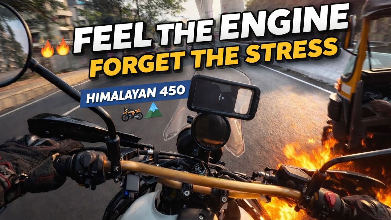 Feel the Engine 💀 HIMALAYAN 450- Bike ride.