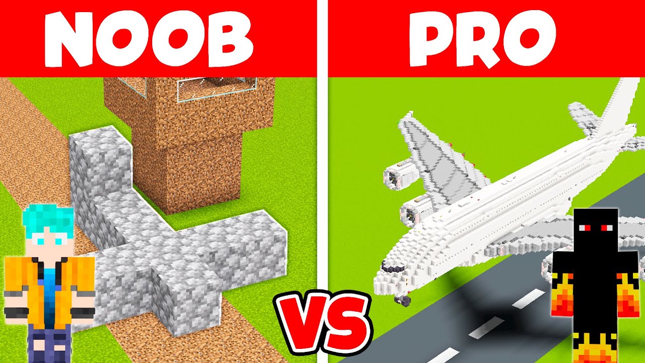 AEROPORTO DE NOOB VS PRO PARA SALVAR FAMÍLIA NO MINECRAFT