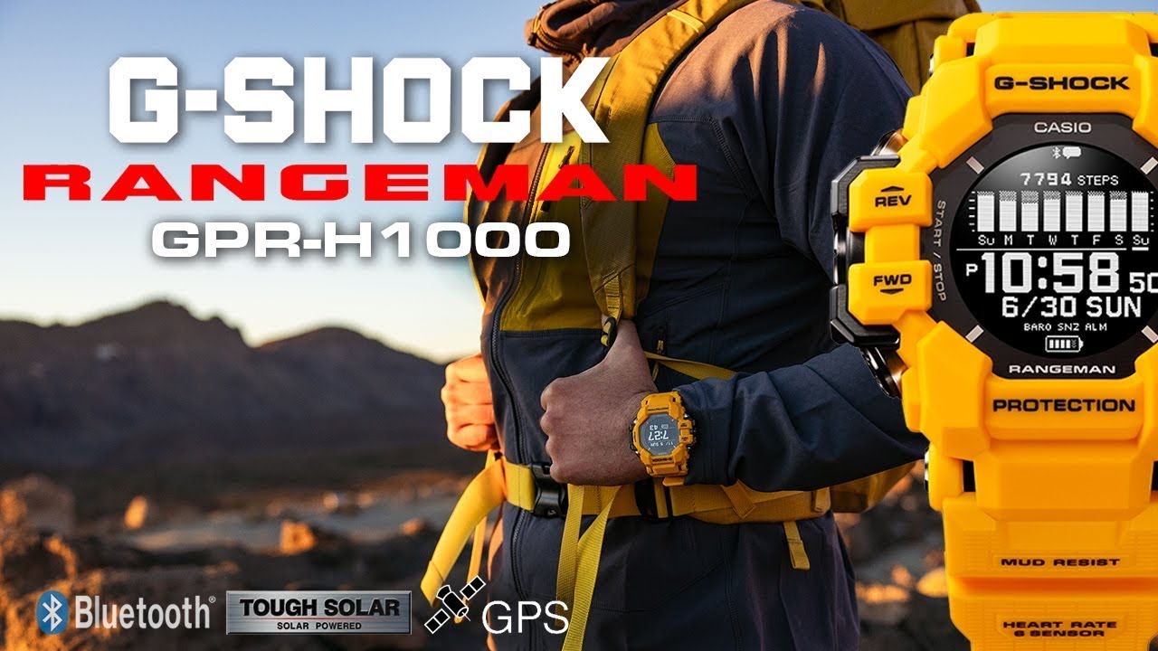 Casio G-Shock új Rangeman okosóra modellek - GPR-H1000!