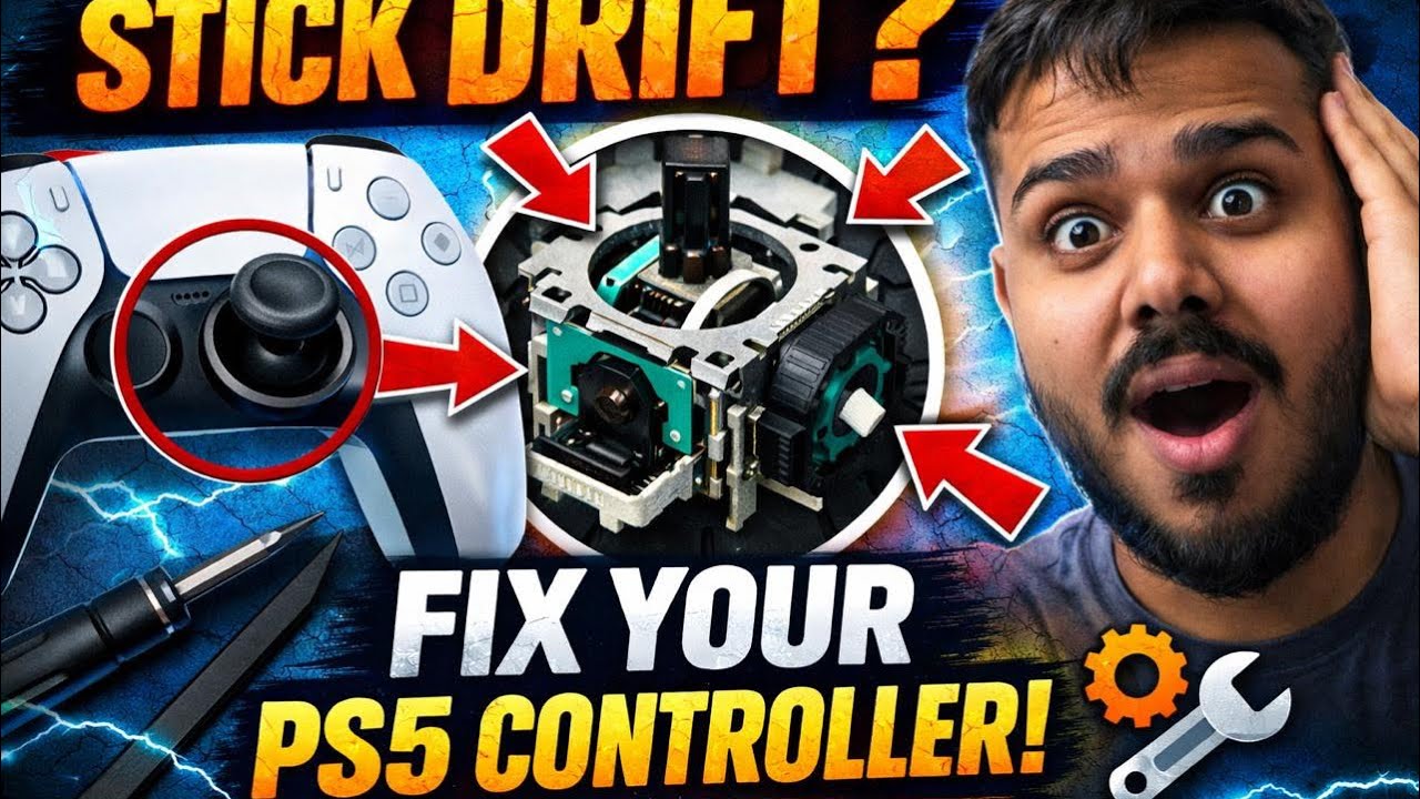 Controller mai aya stick drift issue. How i Fixed PS5 Controller Stick Drift?