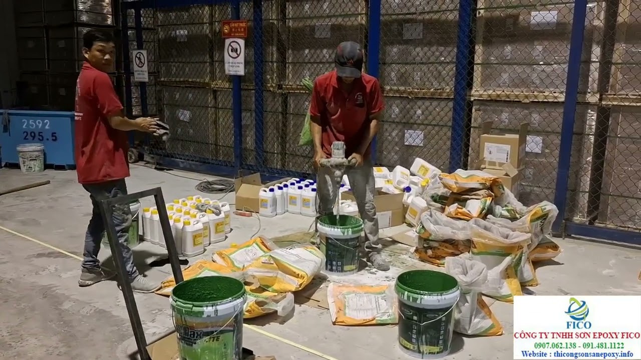 Sơn Nền Nhà Xưởng Chịu Tải Trọng Nặng Pu Sika Ucrete MF