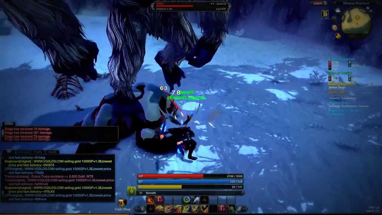 Raiderz Assassin Solo Diago