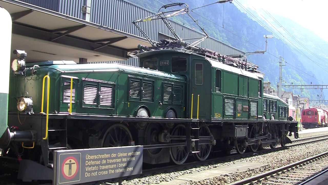 [HD] Reptil in freier Wildbahn ---  Be 6/8 III 13302 auf dem Weg nach Erstfeld