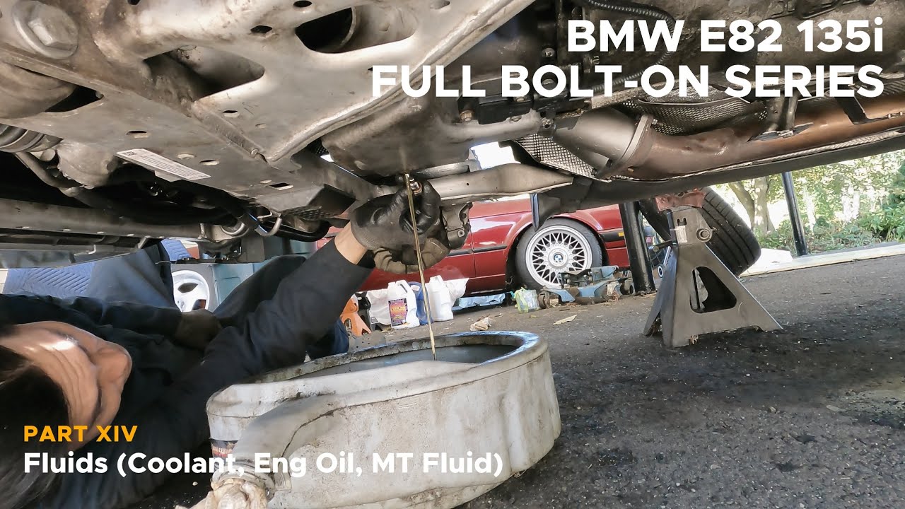 BMW E82 135i Fluid Changes (Coolant, Engine Oil, MT Fluid) | Full Bolt-On Series (Episode 14)
