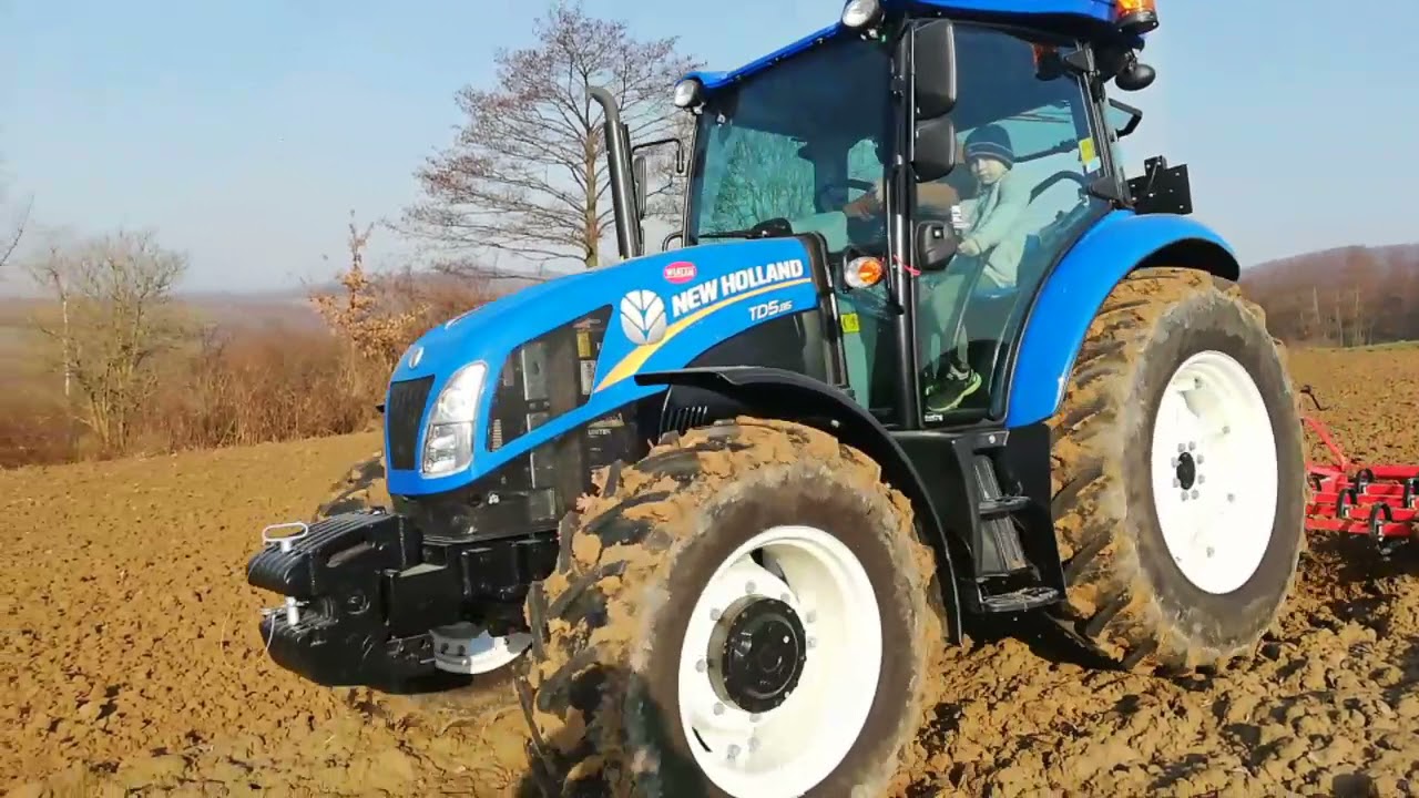 Uprawa pod siew owsa | New Holland TD5. 85 w akcji.