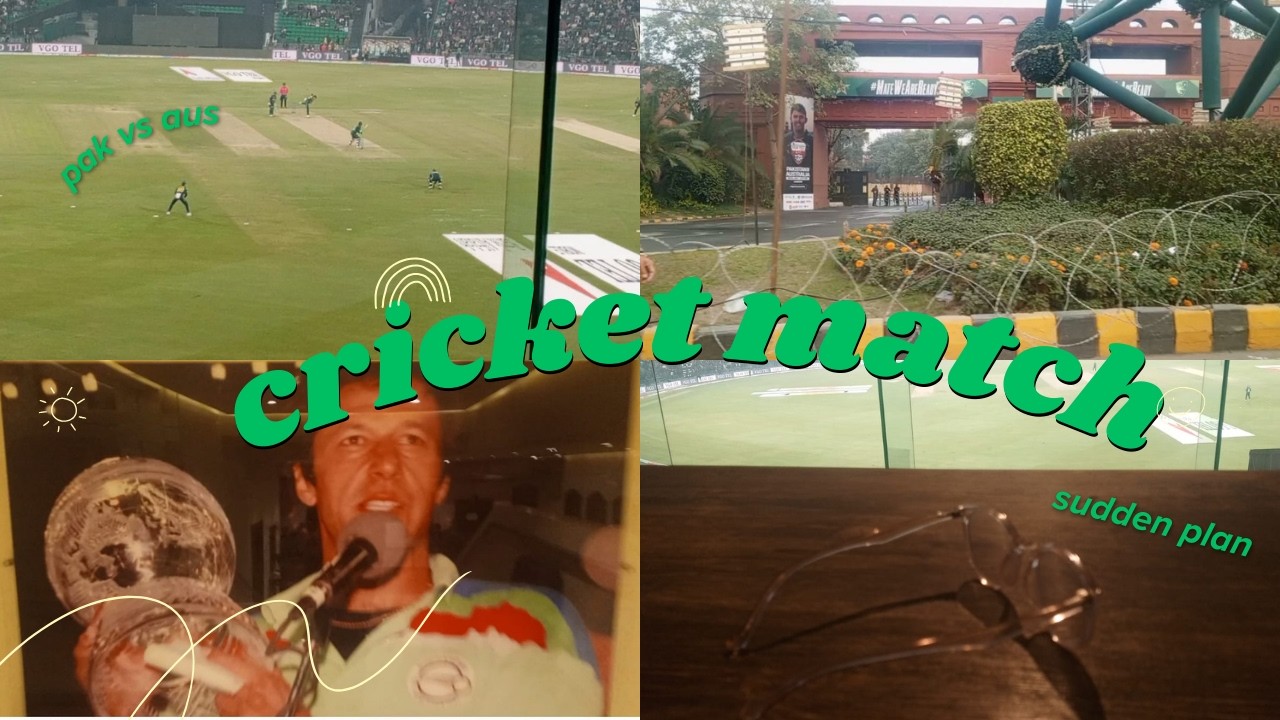 Hum Gaye Match Dekhny |Qaddafi Stadium Lahore| Pakistan won the series| #pakvsaus #lahore #qadaffi