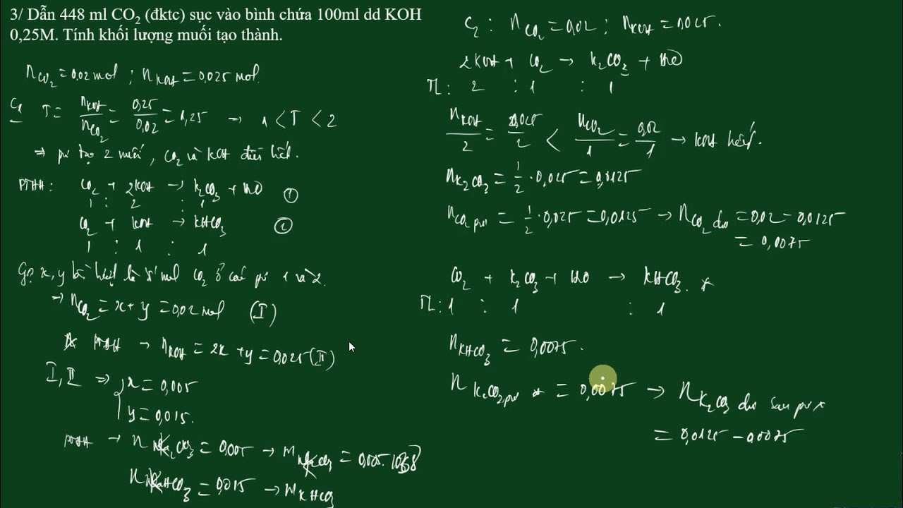 Oxit axit t&aacute;c dụng với dung dịch bazơ | Oxit axit t&aacute;c dụng với dung dịch kiềm (P1) | H&oacute;a học THCS 89