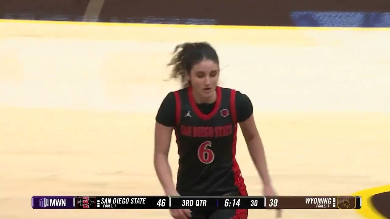 SDSU WOMEN'S HOOPS HIGHLIGHTS: AZTECS 72, WYOMING 55 - JAN 3, 2026