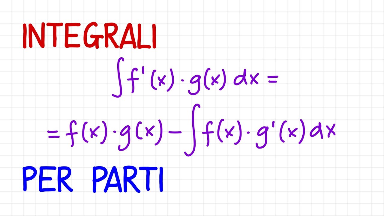 INTEGRALI - integrazione per parti  _ NT53 _ CG801