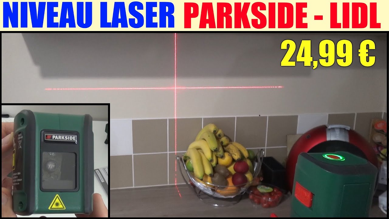 niveau laser en croix parkside lidl pkll 7 a1 cross line laser kreuzlinienlaser