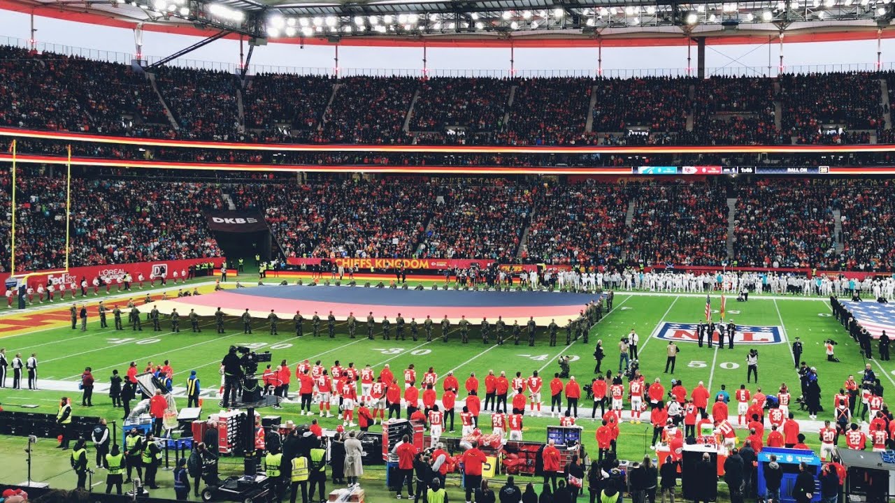 🏈🇩🇪 Deutschland Nationalhymne | NFL Frankfurt Game 2023 | Miami Dolphins vs. Kansas City Chiefs