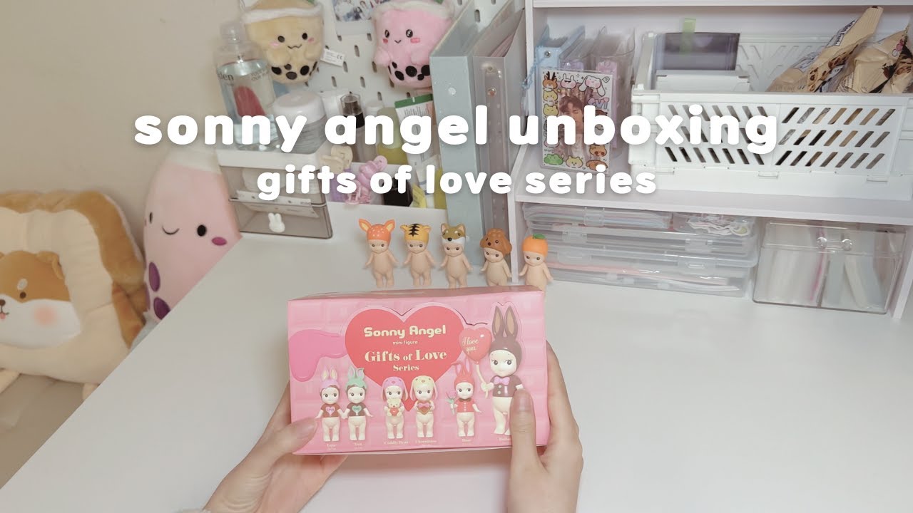 blindbox unboxing 💐🧸💝 | sonny angel gifts of love series ft. first secret??