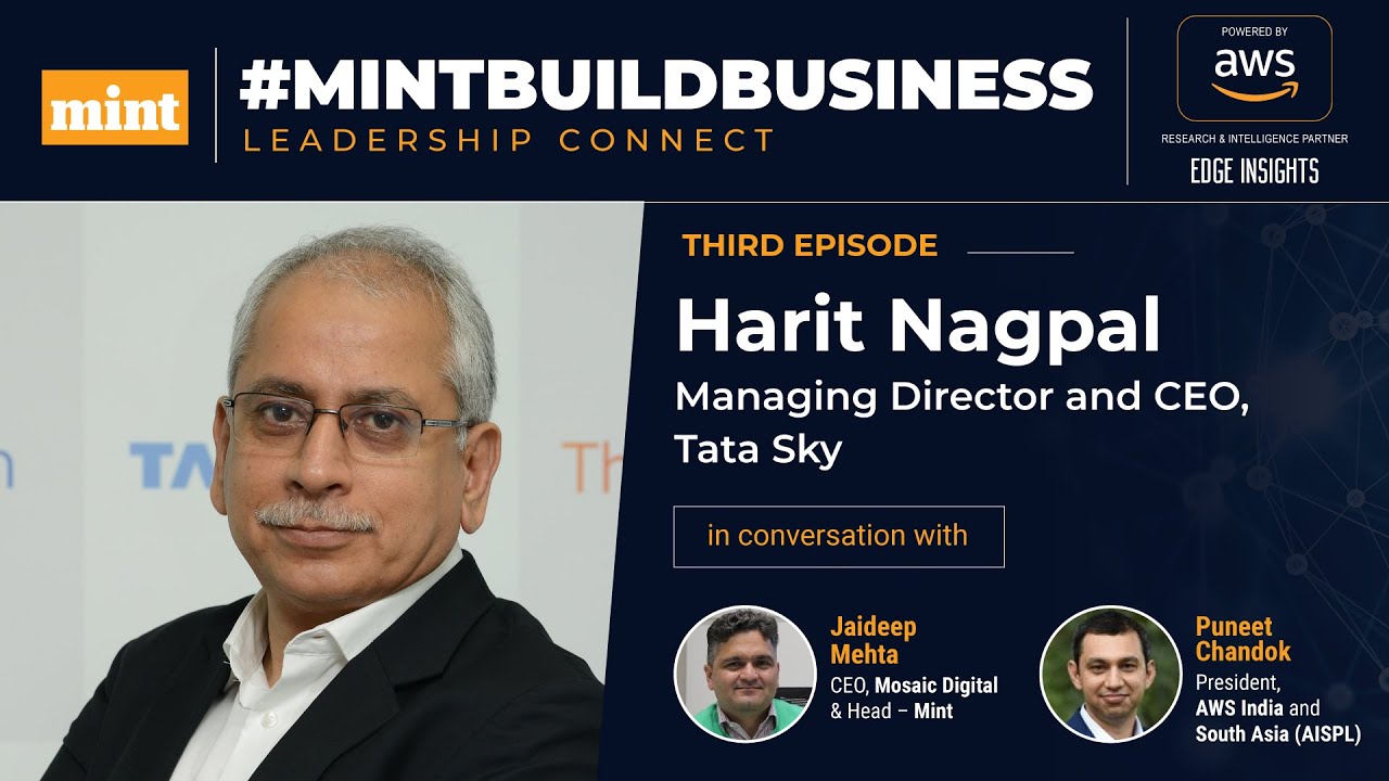'MINTBUILDBUSINESS' Leadership series with Harit Nagpal, Puneet Chandok and Jaideep Mehta