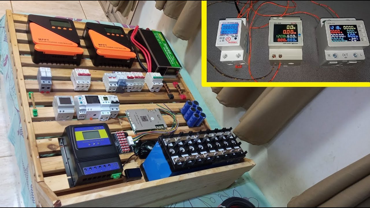Montando Meu Sistema Solar #13 - Disjuntores Medidor de Tensão Energia Monitoramento AC