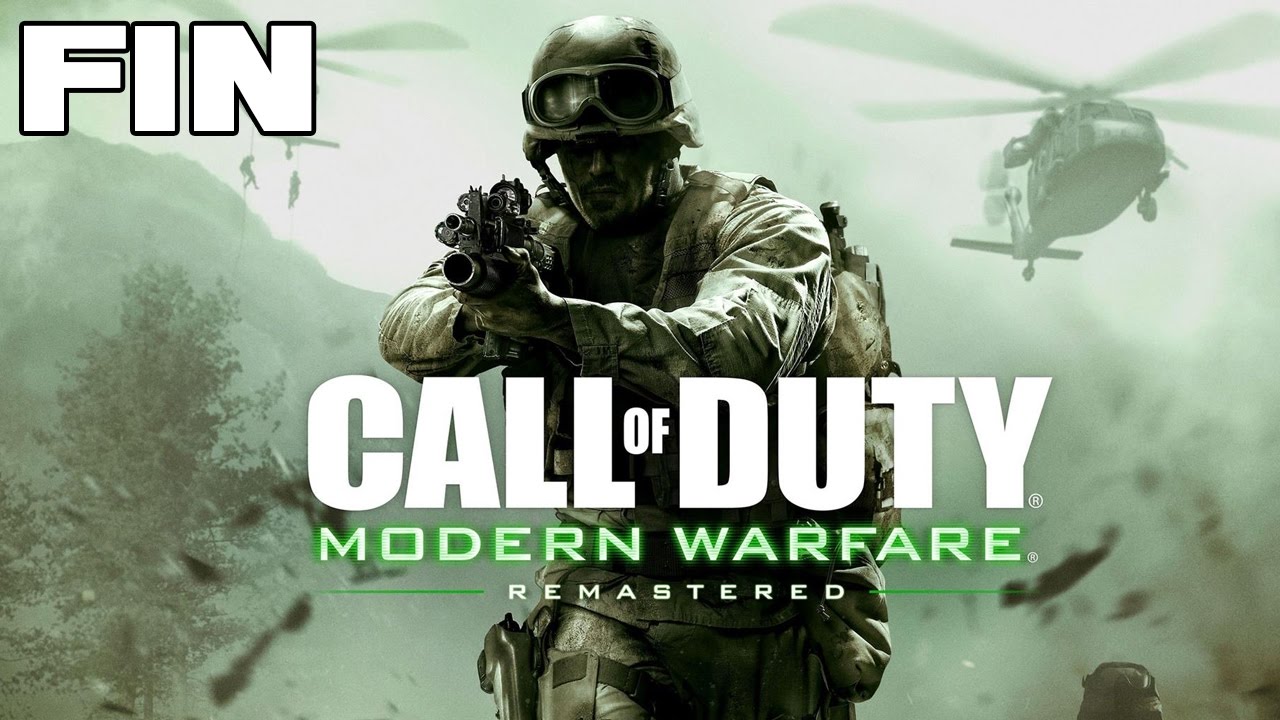 COD Modern Warfare Remastered - Let's Play Ending [FR]