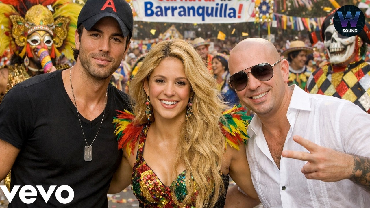 Enrique Iglesias & Shakira-Valentine Fire In Barranquilla - Love Anthem(Global Valentine Song 2026)