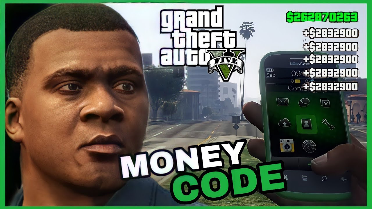 GTA 5 MONEY CODE / MONEY CHEAT XBOX360/PS3/PS4/XONE/SERIESX/PS5 & PC