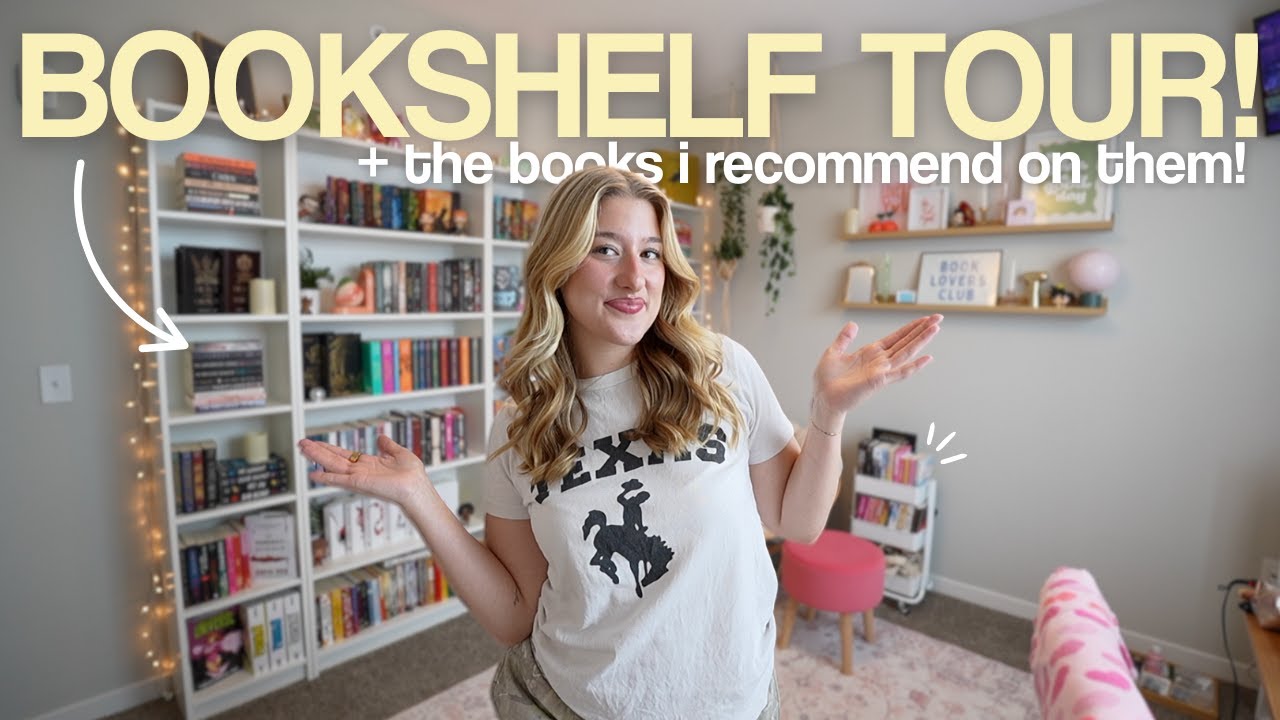 Home Library Tour! ⭐️ *in depth* bookshelf tour + what books i recommend