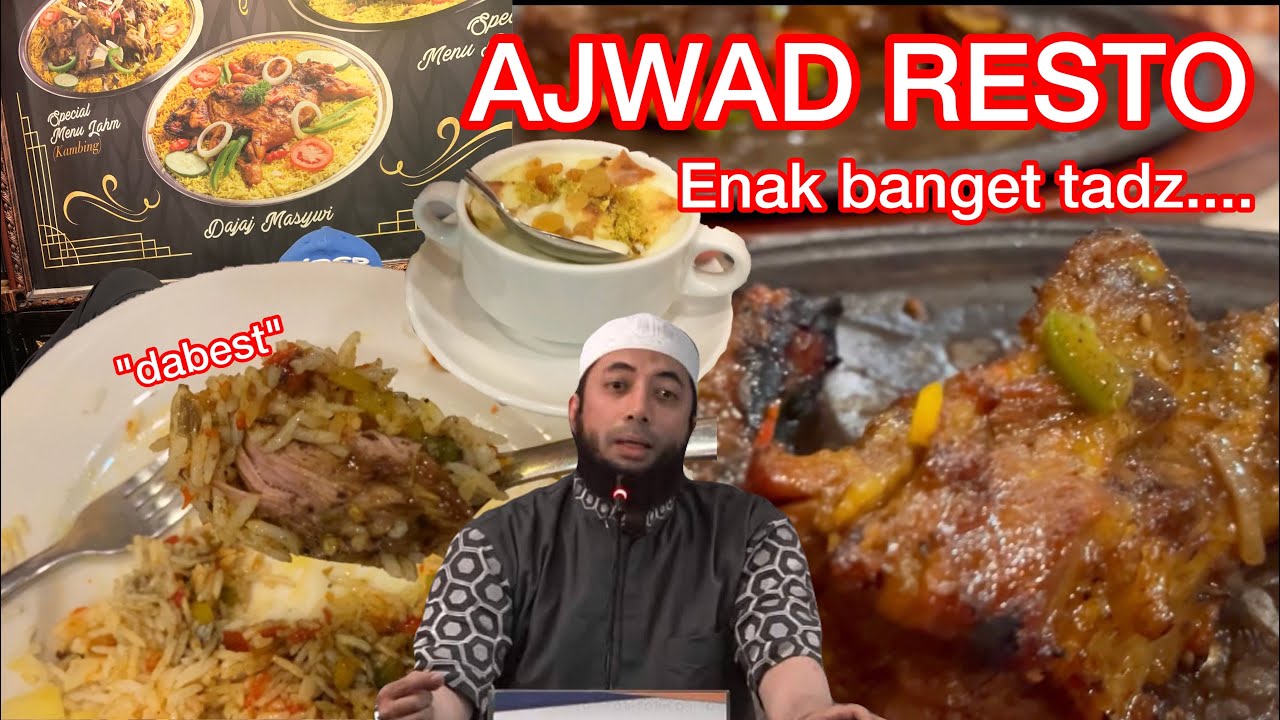 LIST SEMUA HARGA MENU RESTORAN UST KHALID BASALAMAH| Ajwad Resto #dabest